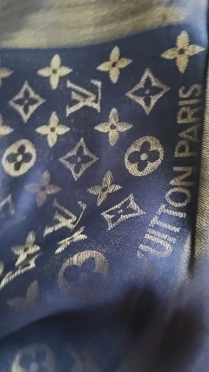 Louis Vuitton LV Monogram Lamé Shine Shawl - Image 4