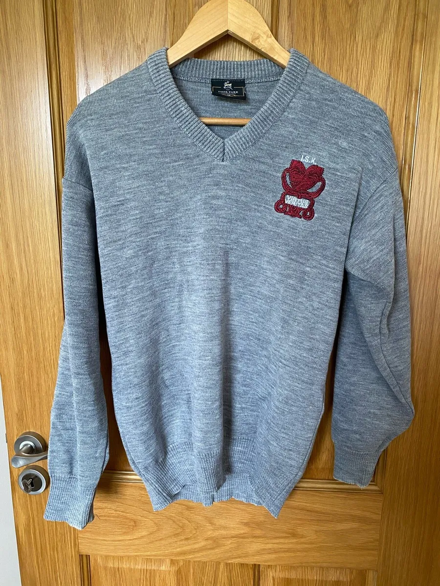 School Uniform ISK Killorglin Grey Jumper - Image 1