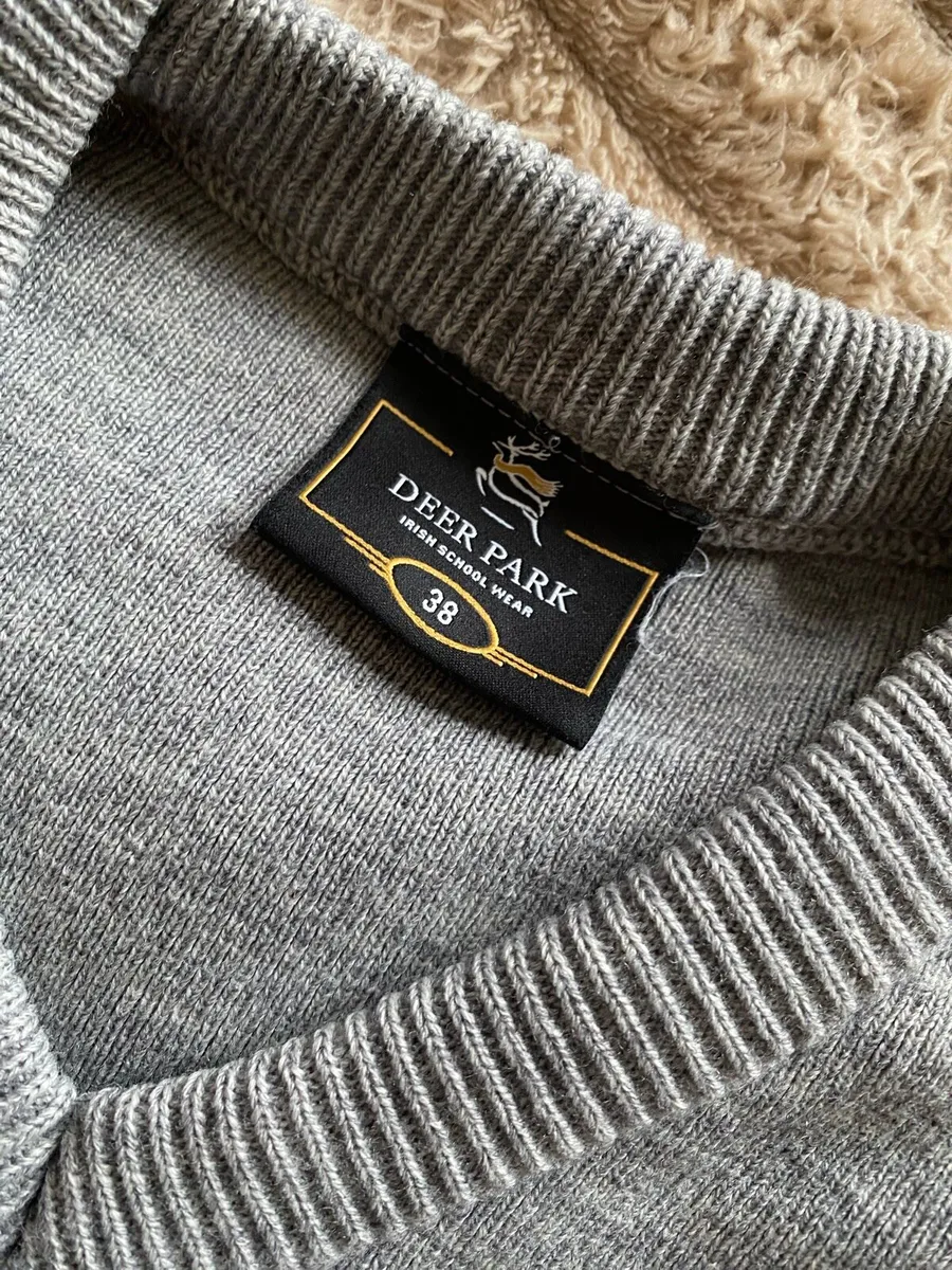 School Uniform ISK Killorglin Grey Jumper - Image 3