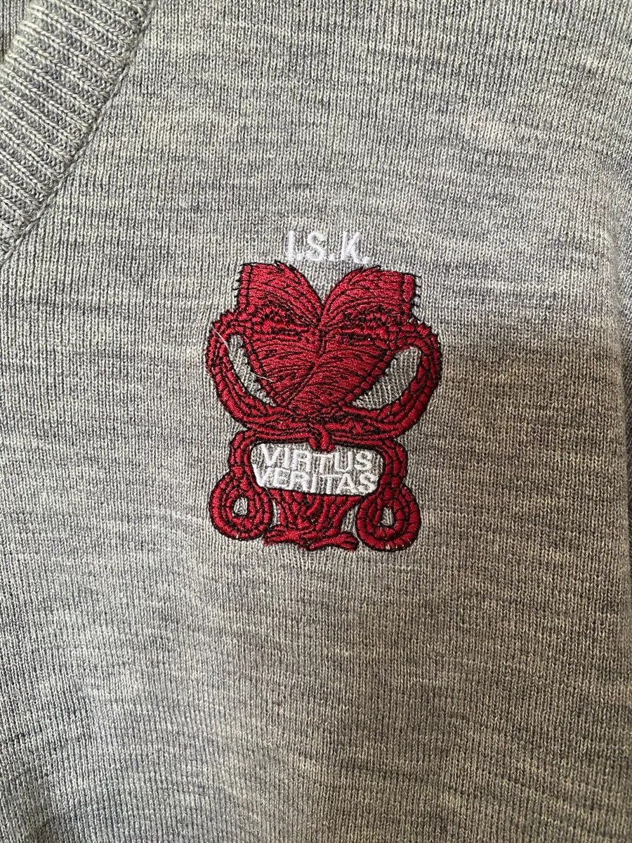 School Uniform ISK Killorglin Grey Jumper - Image 4