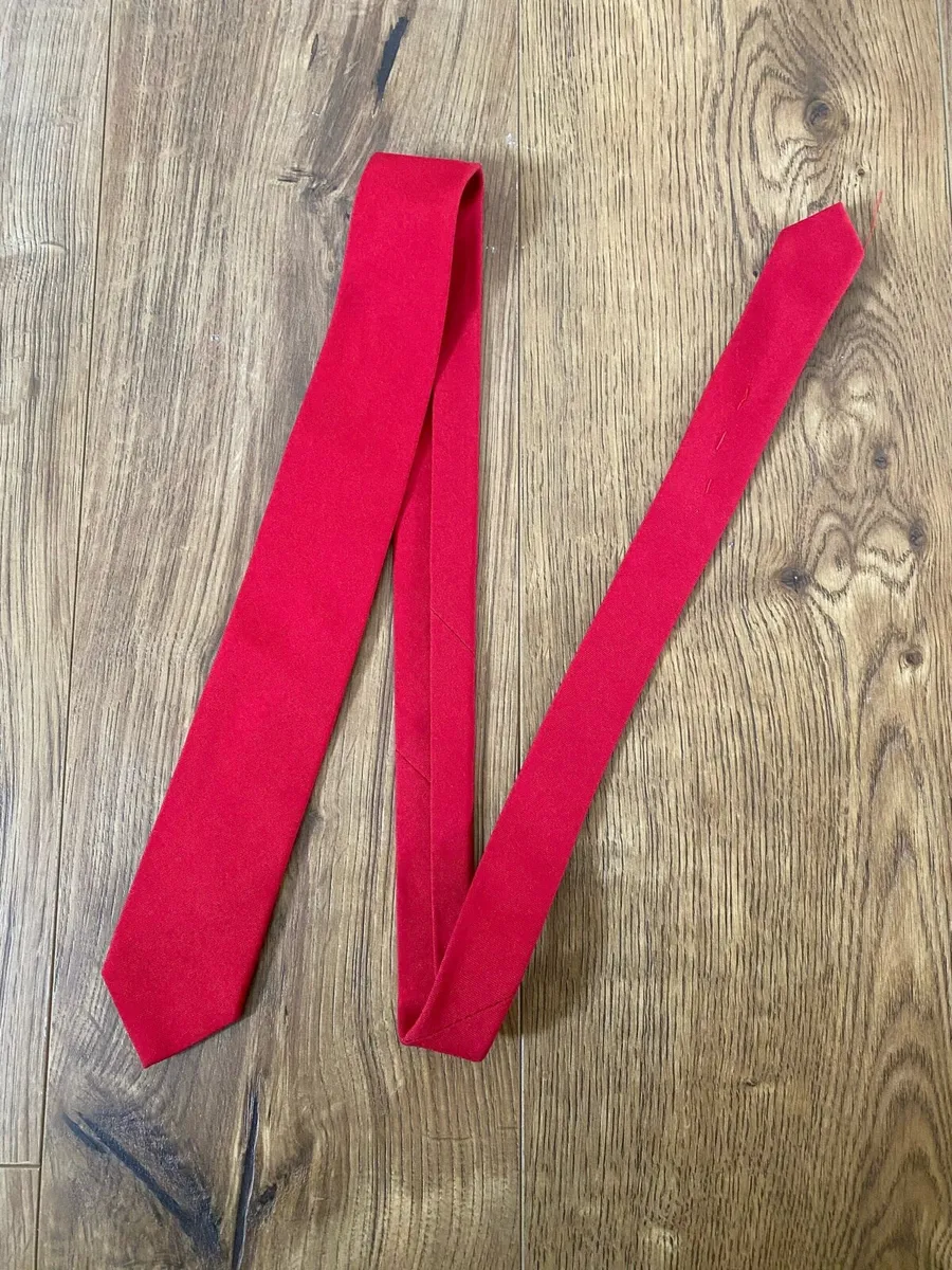 ZAZZI Plain Red Tie - Image 3