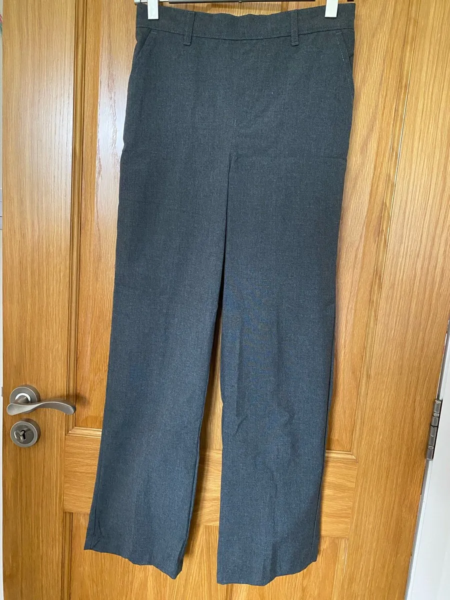 VERY Grey Casual Formal Trousers - Image 1