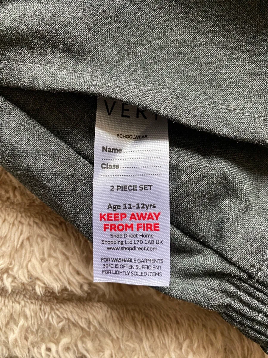 VERY Grey Casual Formal Trousers - Image 3