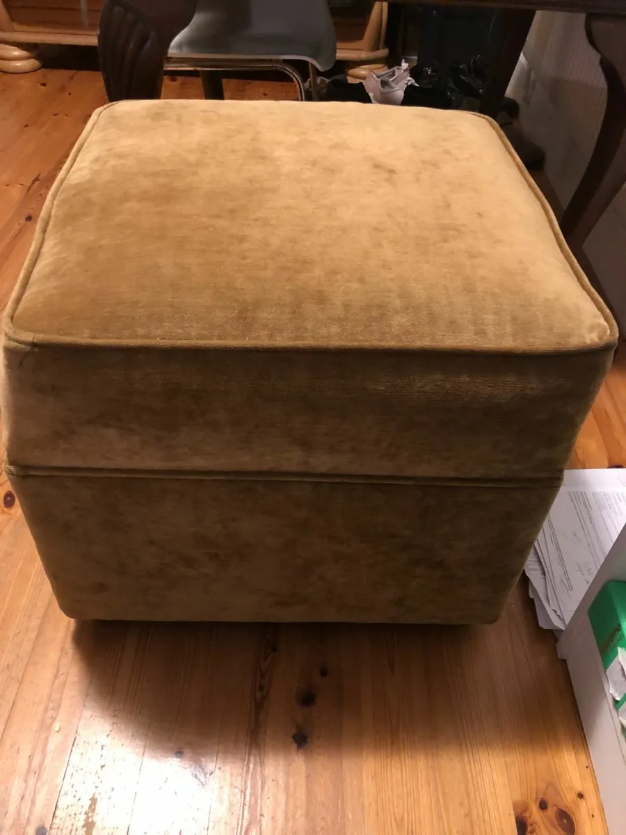 Large Sofa and Foot Rest - Image 4