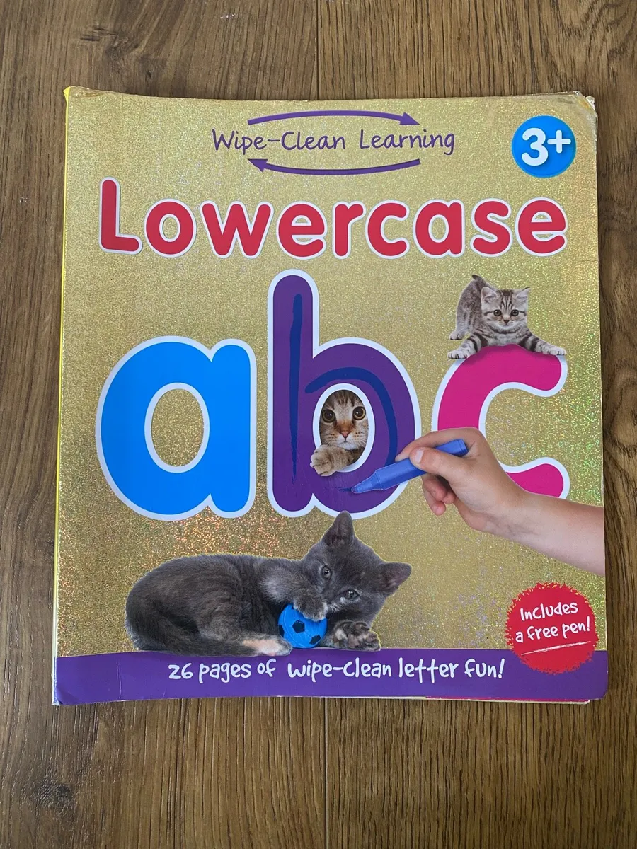Wipe Clean Learning Lowercase Alphabet Book - Image 1