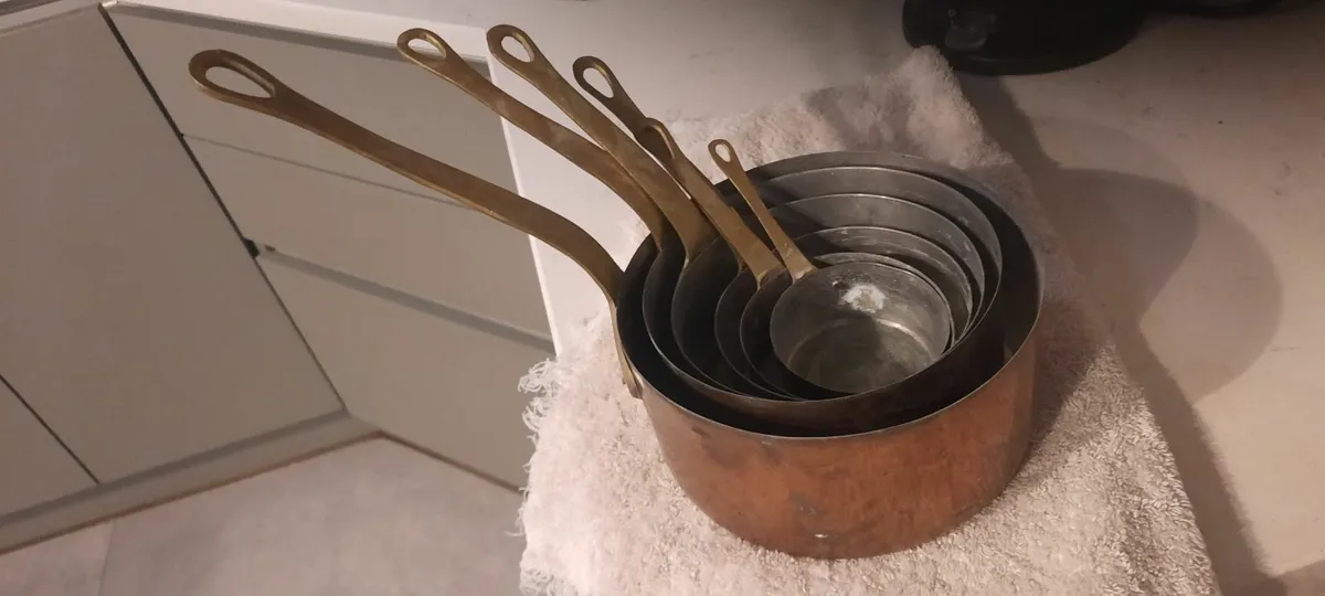Copper pots