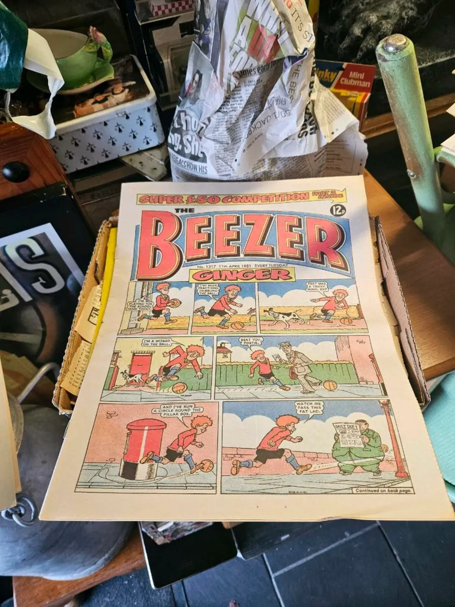 Vintage Beezer Comic - Image 1