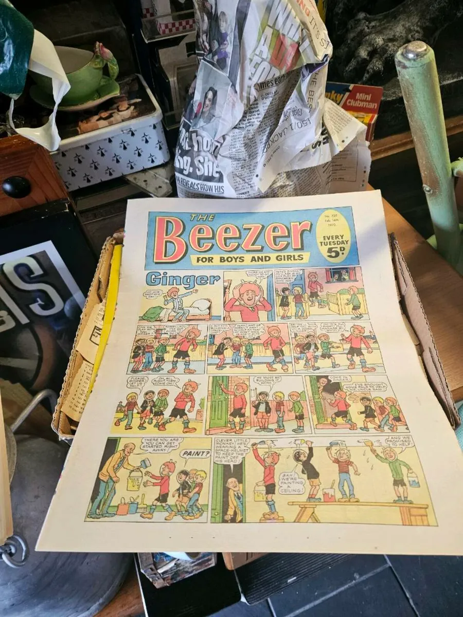 Vintage Beezer Comic - Image 1
