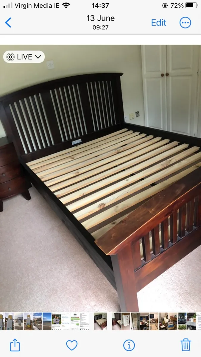 King size bed - Image 1
