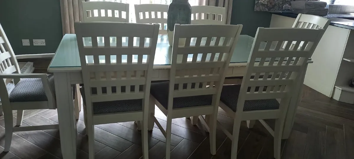 8 Seater Table and Chair Set - Image 1