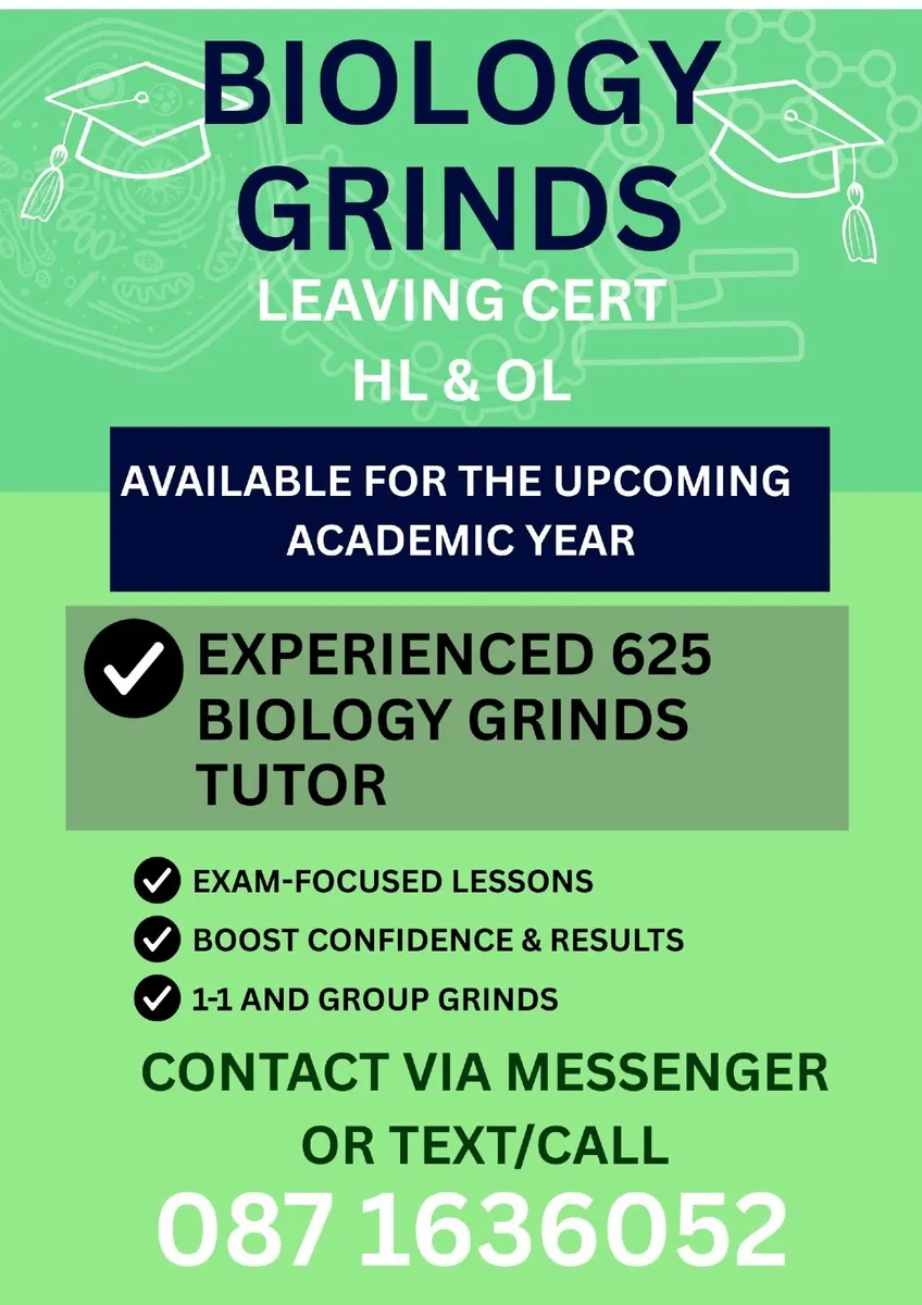 Biology Grinds - Leaving cert biology