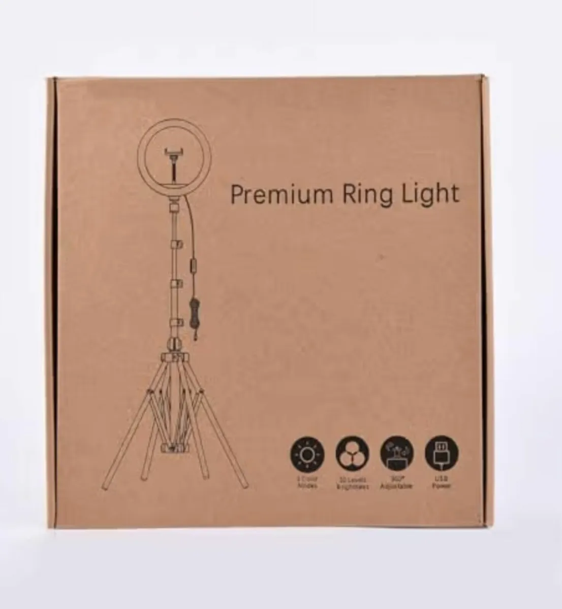 11.5 inches ring light with tripod - Image 1