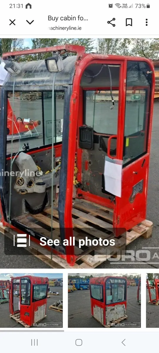 WANTED Mini Digger Cab