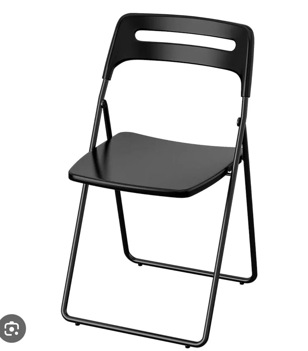 Folding chairs x4 - Image 1