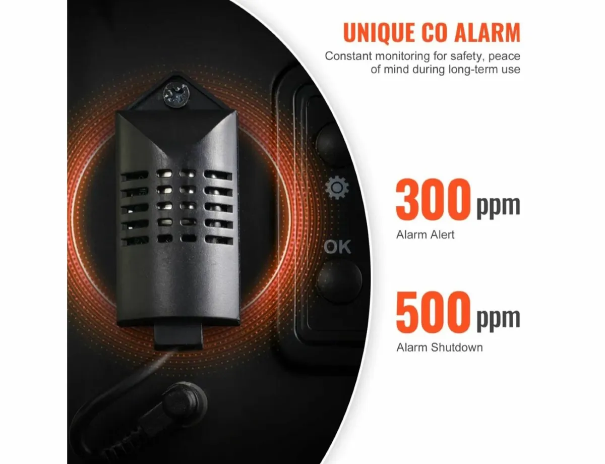 Diesel Air Heater with Safety CO Alarm Switch OFF - Image 2