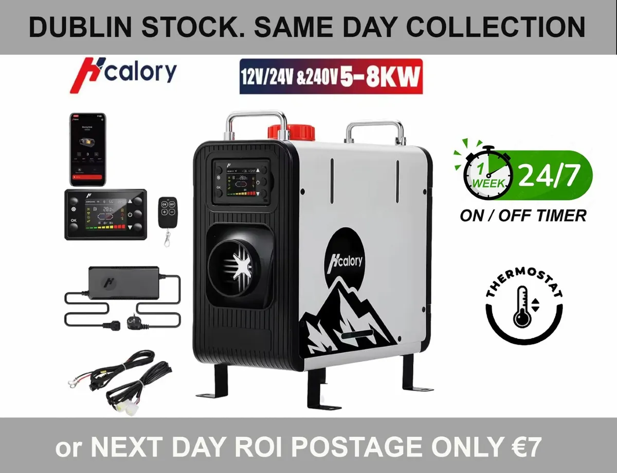 Upgrade version Hcalory Heater with Power Supply - Image 1