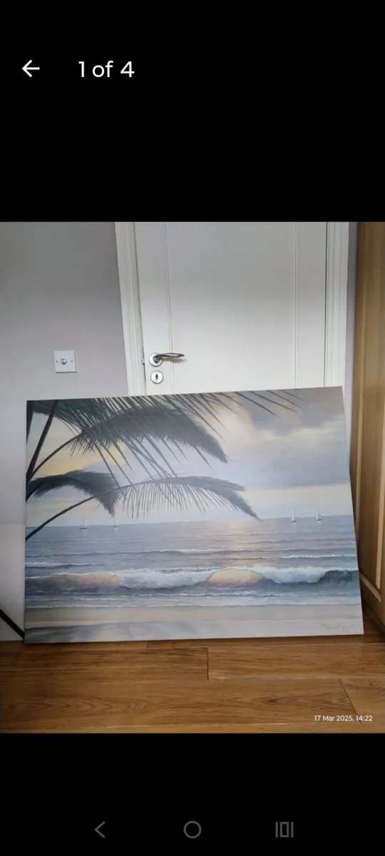 Large print on canvas - Image 1