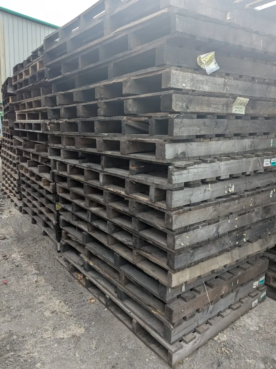 Large Pallets used for Whiskey Barrels - Image 2
