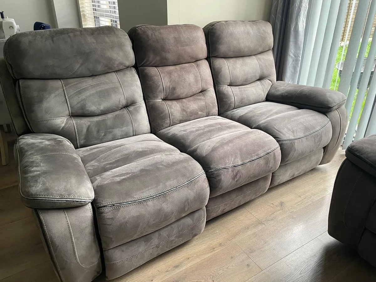 LOVELY RECLINING SET OF SOFAS - Image 1