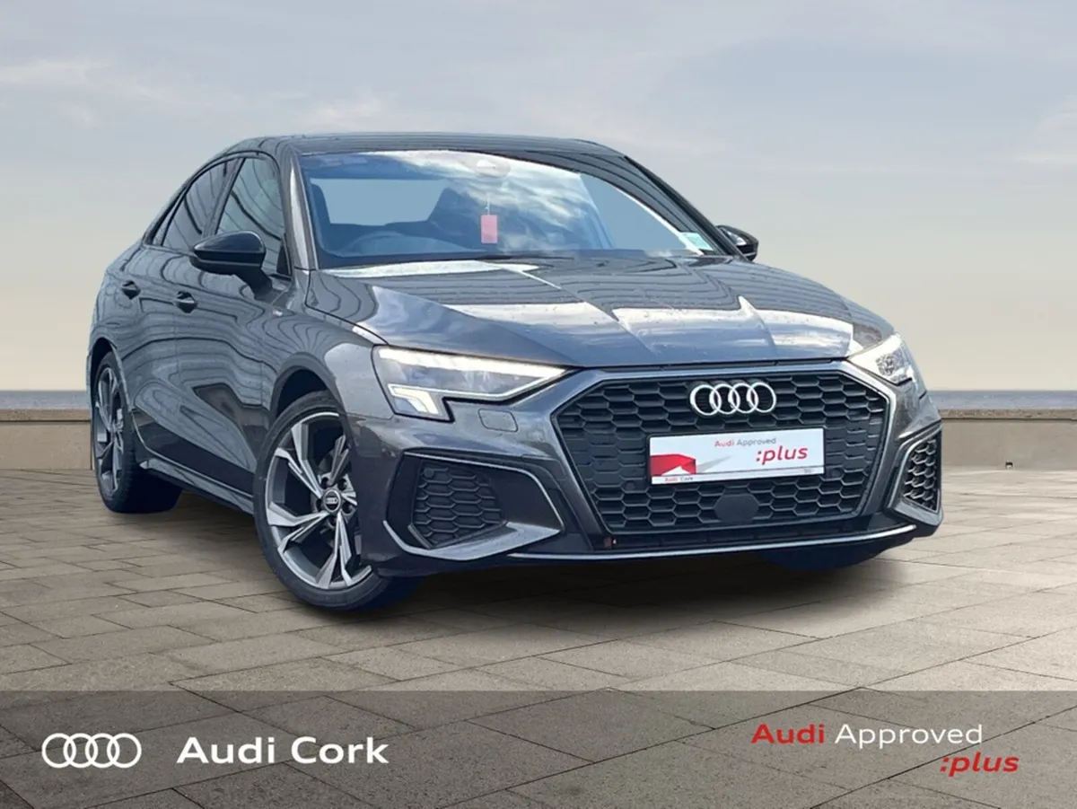 Audi A3 30TFSI 110BHP S-LINE BLACK EDITION WITH CO - Image 1