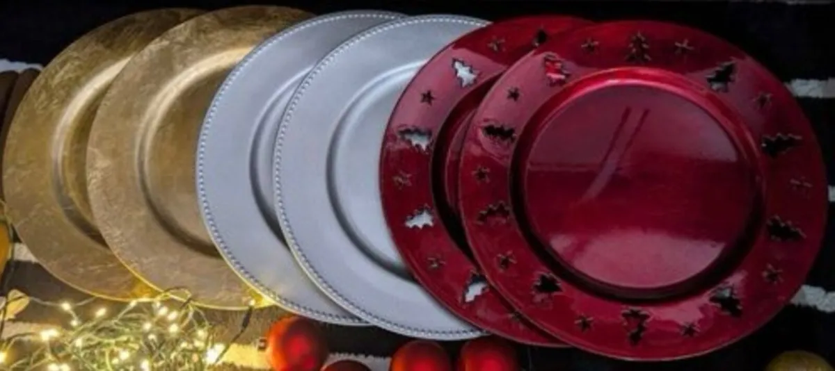 Christmas Charger Plates