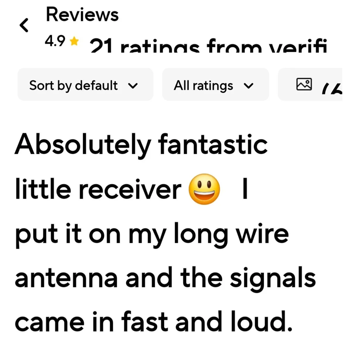 SLICK SENSITIVE* PORTABLE SSB HF ... - Image 2