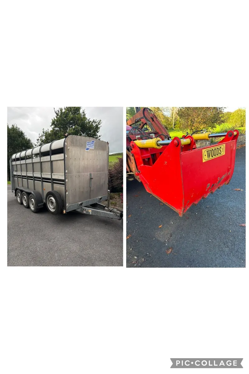 2023 woods 4ft Shear grab and 14x6 Cattle box - Image 1