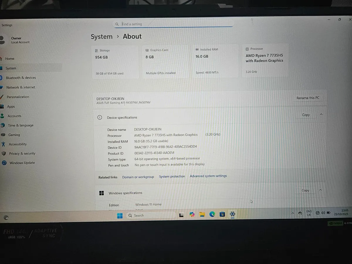 ASUS TUF Gaming Laptop - Image 4