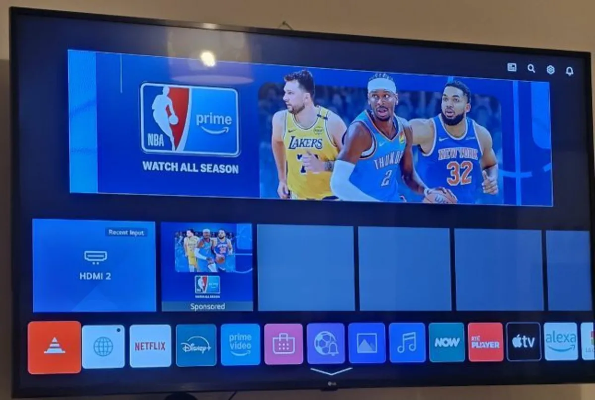 LG 65” 4K HDR Smart TV with Wall Mount - Image 1