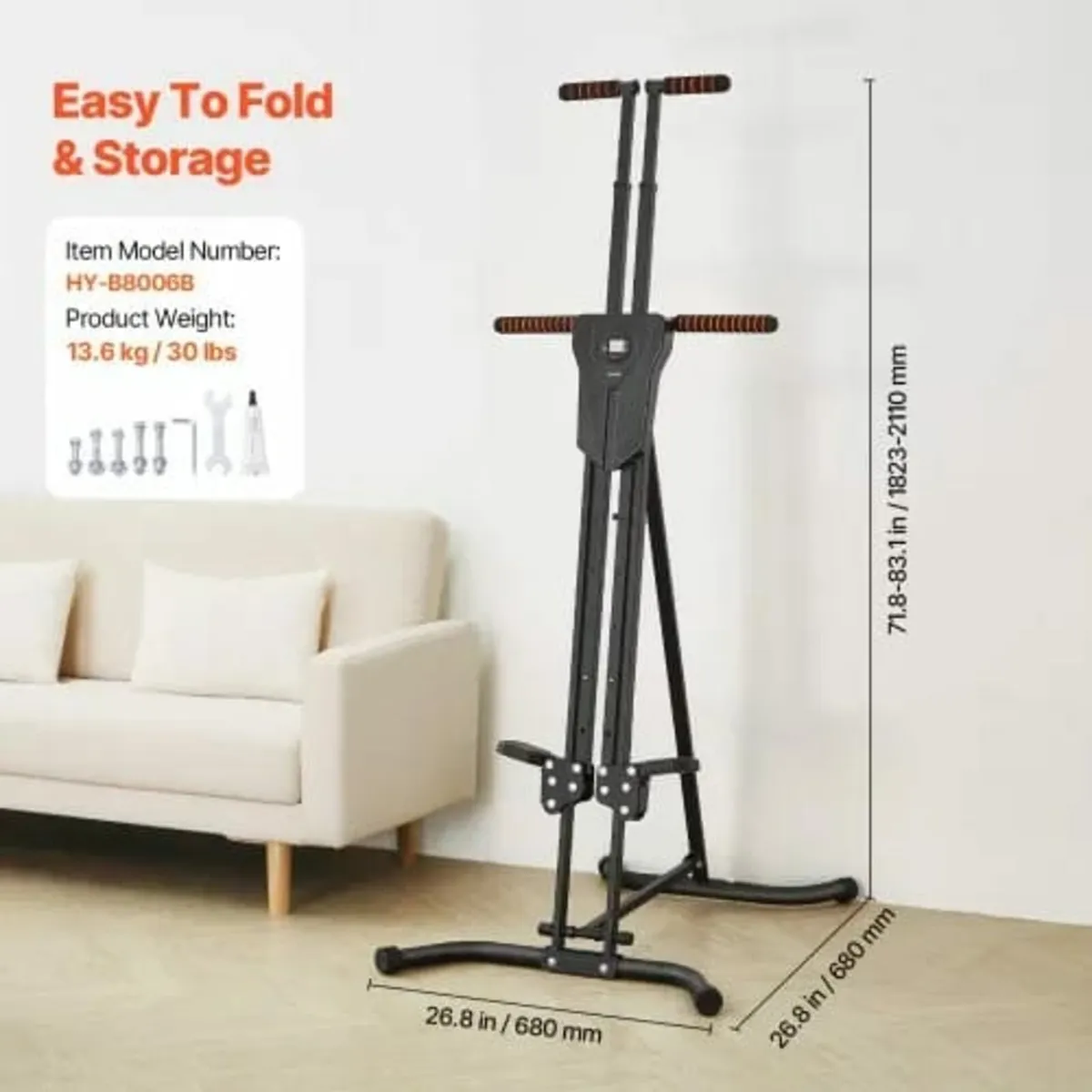 Stair Stepper, Step Range Exercise Machine, Vertic - Image 3