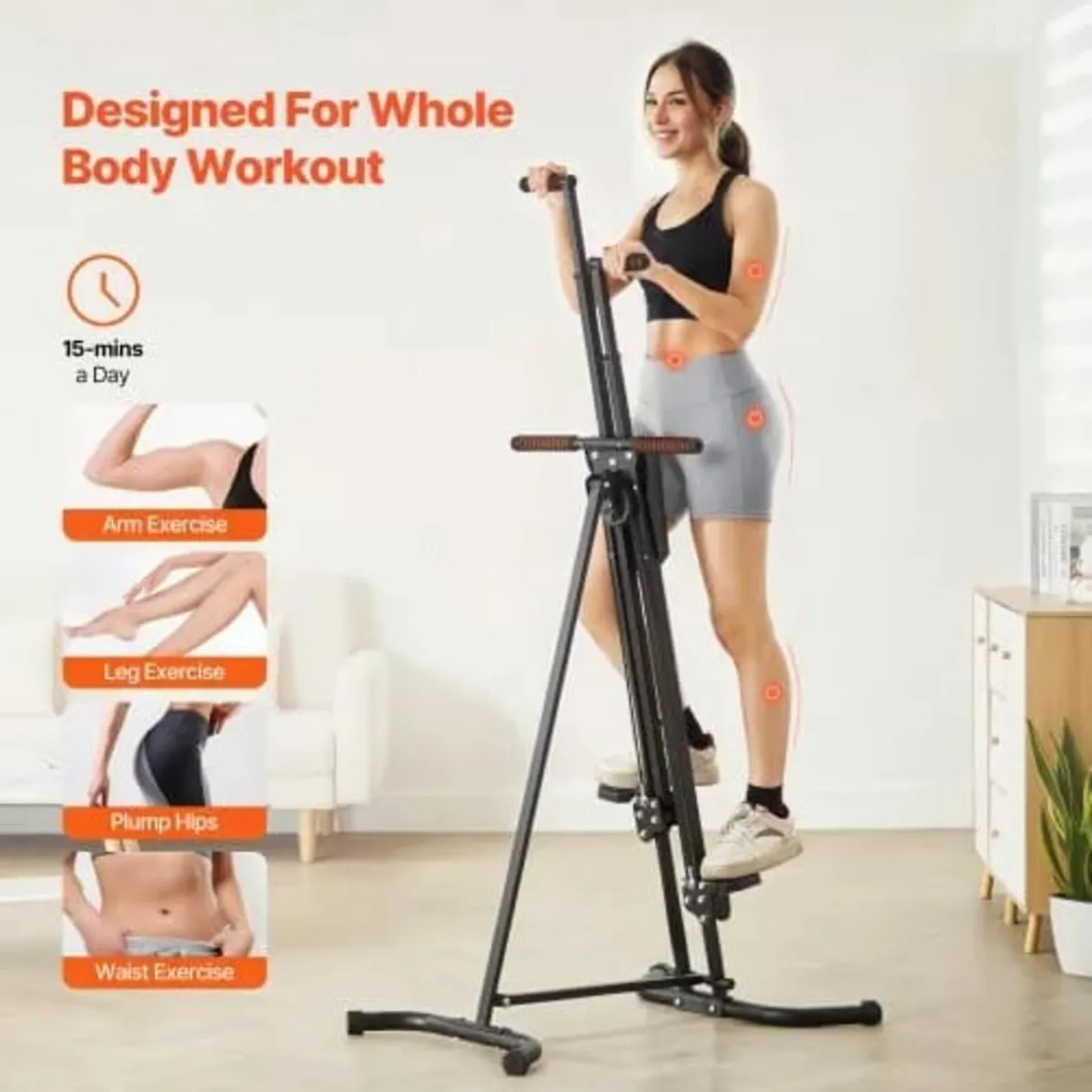 Stair Stepper, Step Range Exercise Machine, Vertic - Image 4