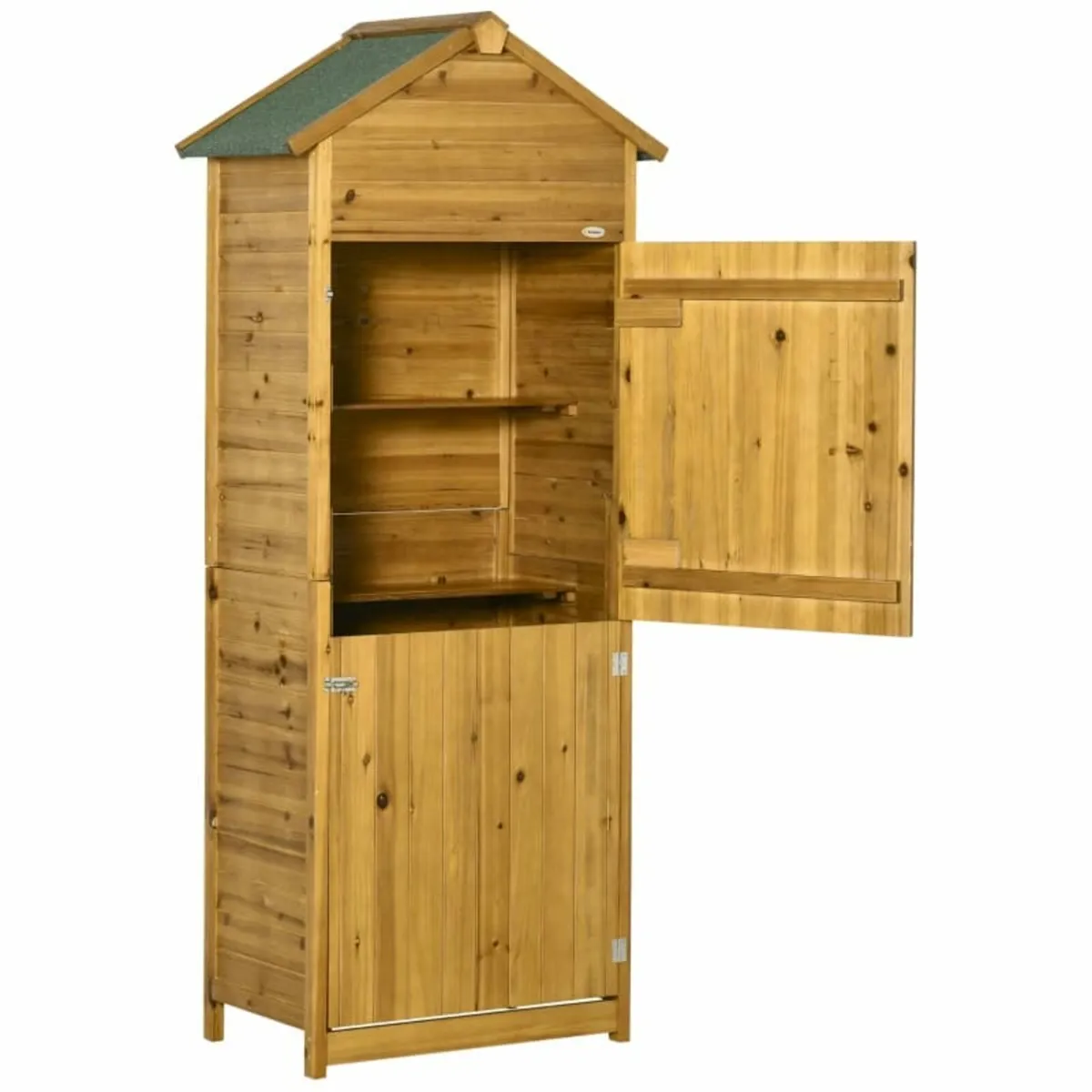 Wooden Garden Storage Shed Utility Gardener Cabine - Image 1