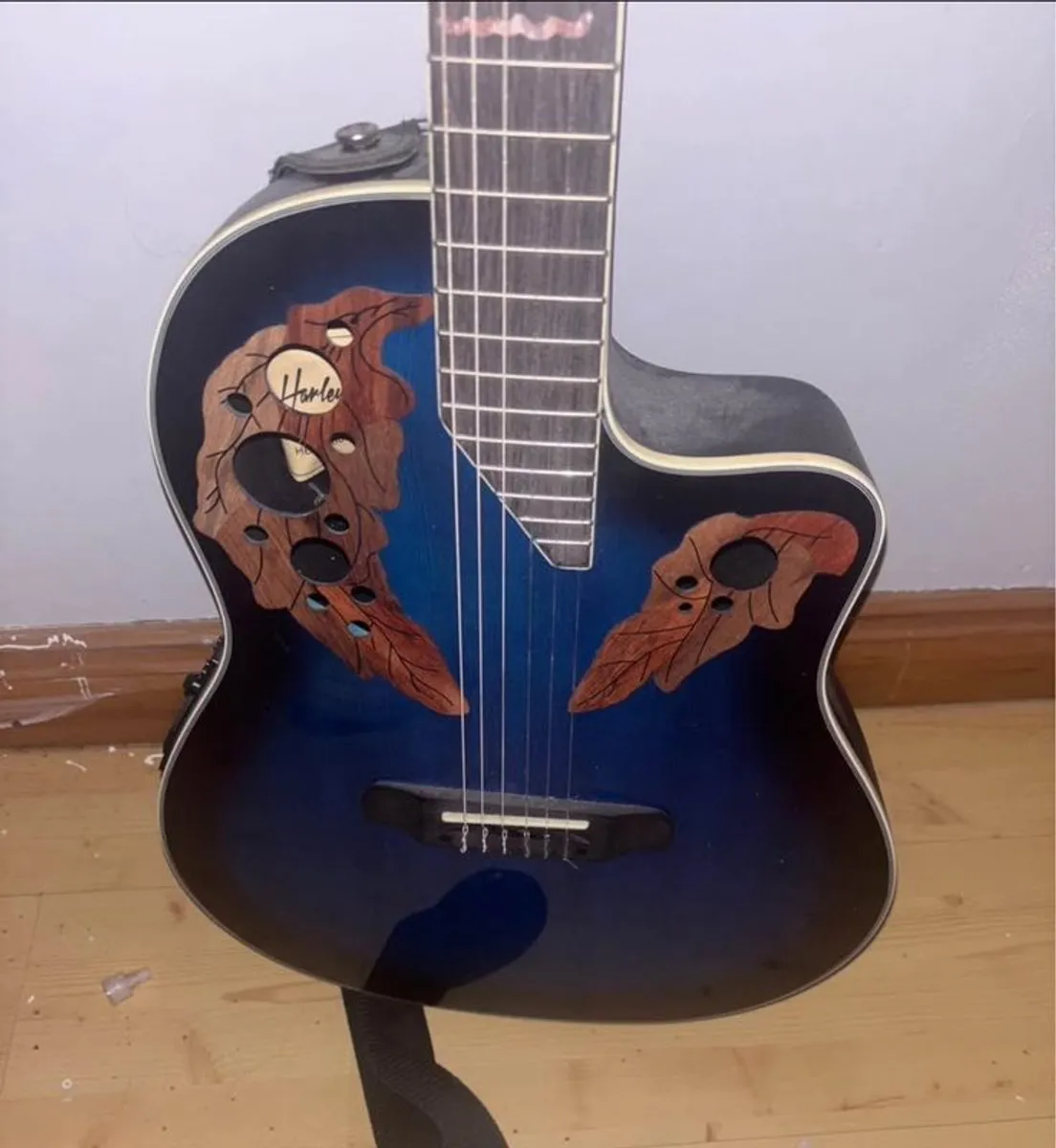 Semi Acoustic Nylon Stringed Guitar - Image 2