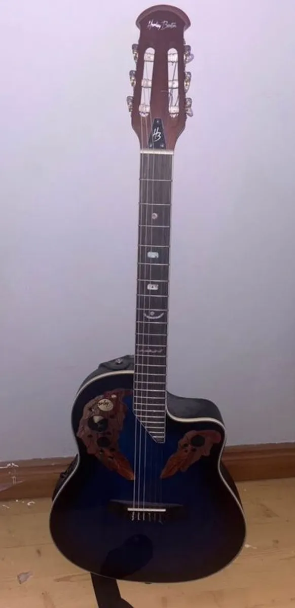 Semi Acoustic Nylon Stringed Guitar - Image 3