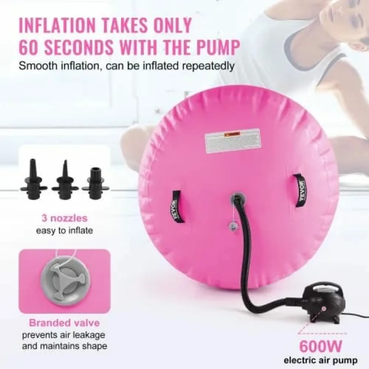 Inflatable Gymnastics Air Mat Set, 2 PCS Tumbling - Image 4