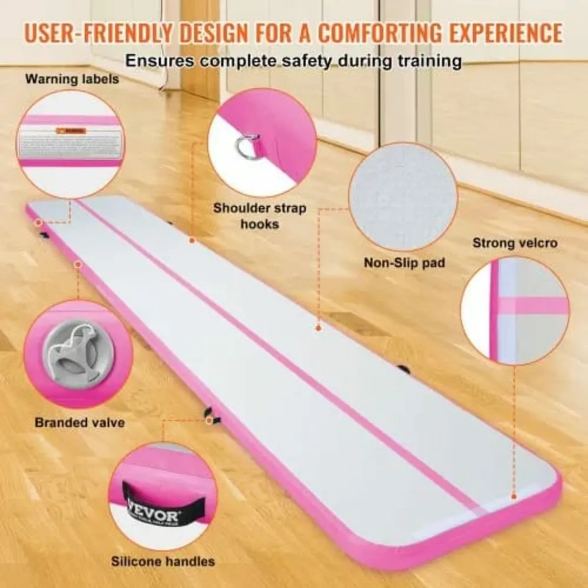 Gymnastics Air Mat, 4 inch Thickness Inflatable Gy - Image 2