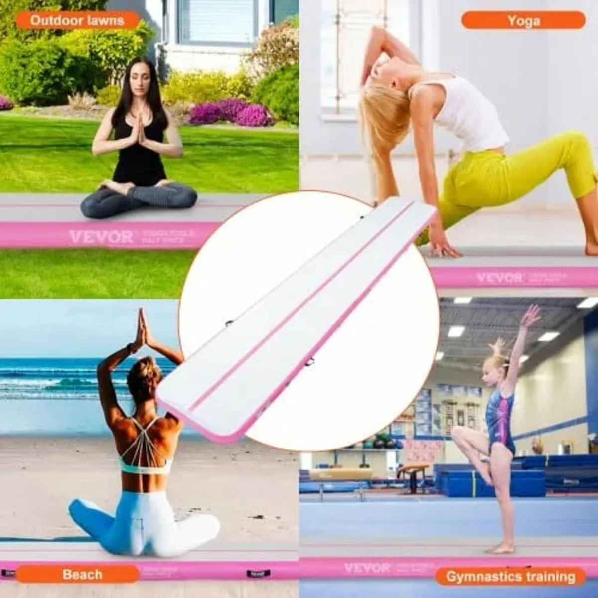Gymnastics Air Mat, 4 inch Thickness Inflatable Gy - Image 4
