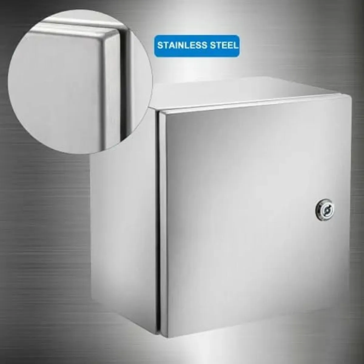 NEMA Stainless Steel Enclosure, 300 x 300 x 200 mm - Image 3