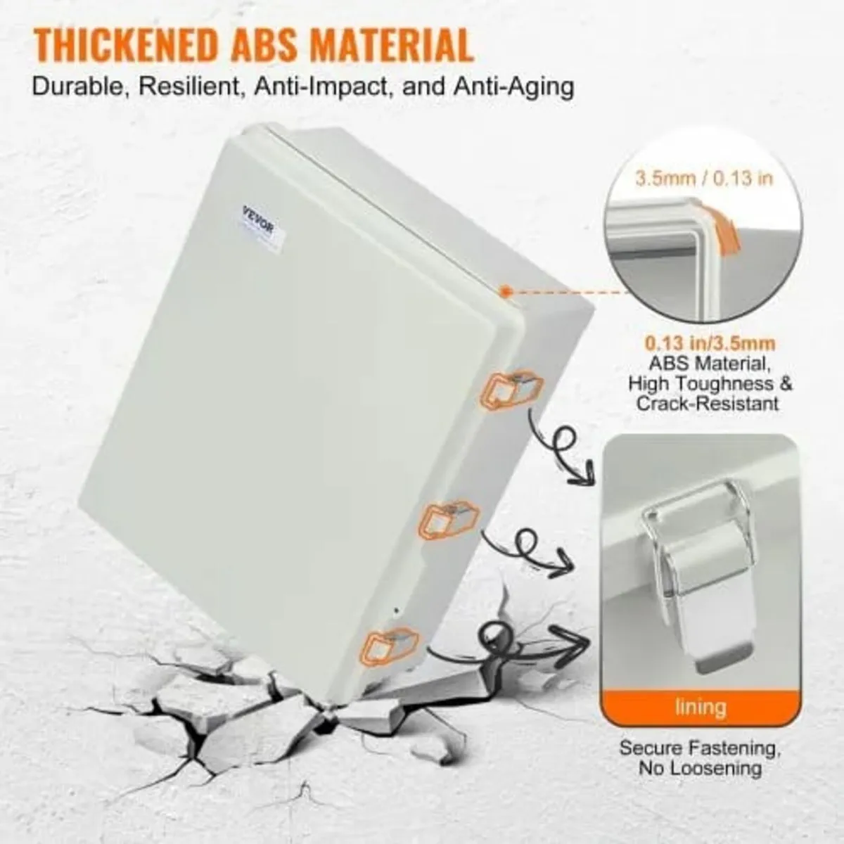 Outdoor Electrical Junction Box, 530 x 430 x 200 m - Image 3