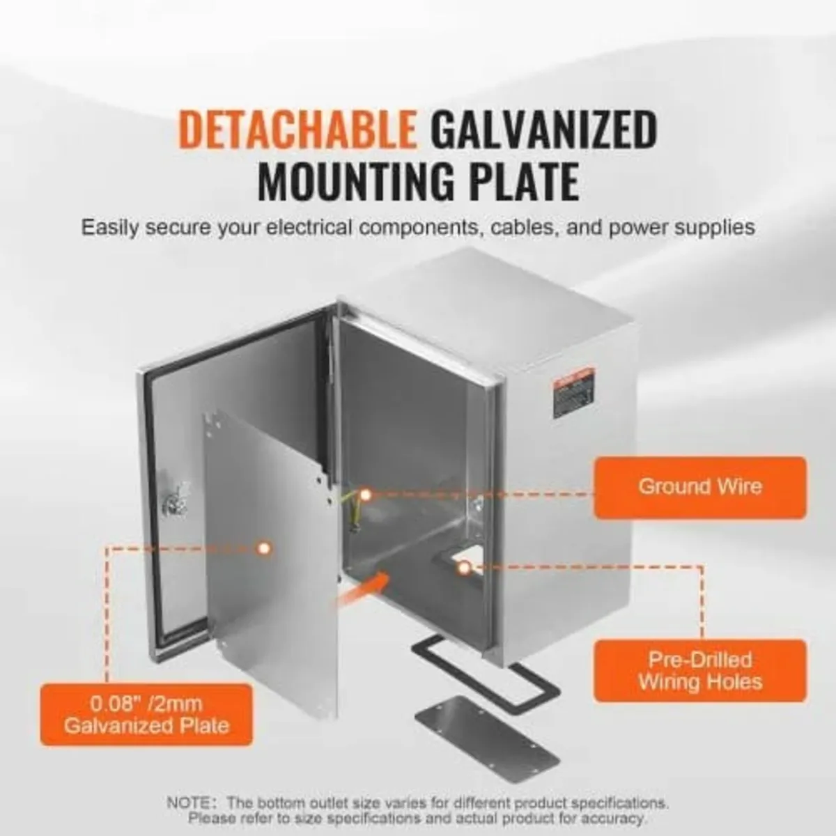 Steel Electrical Box, 60x50x20 cm, 304 Stainless S - Image 2