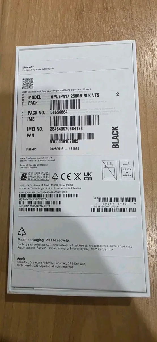 Iphone 17 Black - Image 2