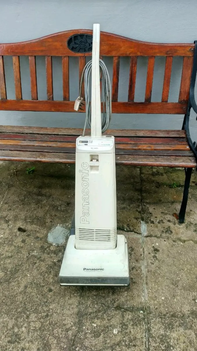 Vintage Panasonic upright vacuum - Image 1