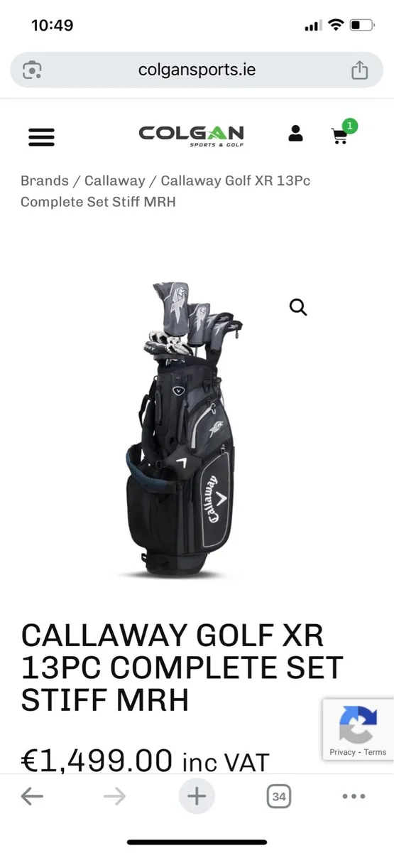 Callaway Golf club set. - Image 1