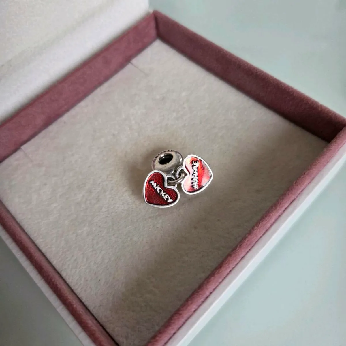 Pandora hearts dangle charm Minnie&Mickey - Image 3