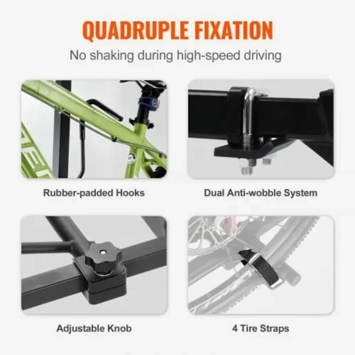 Hitch Mount Bike Rack, 2-Bike Platform Style, 160 - Image 2