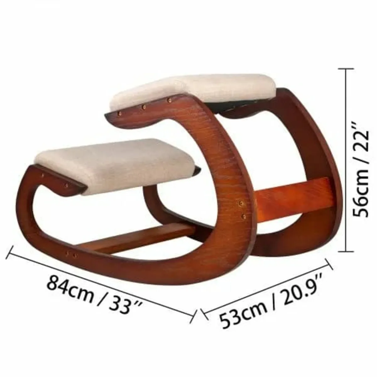 Ergonomic Kneeling Chair 99.8 kg Load Capacity Kne - Image 3