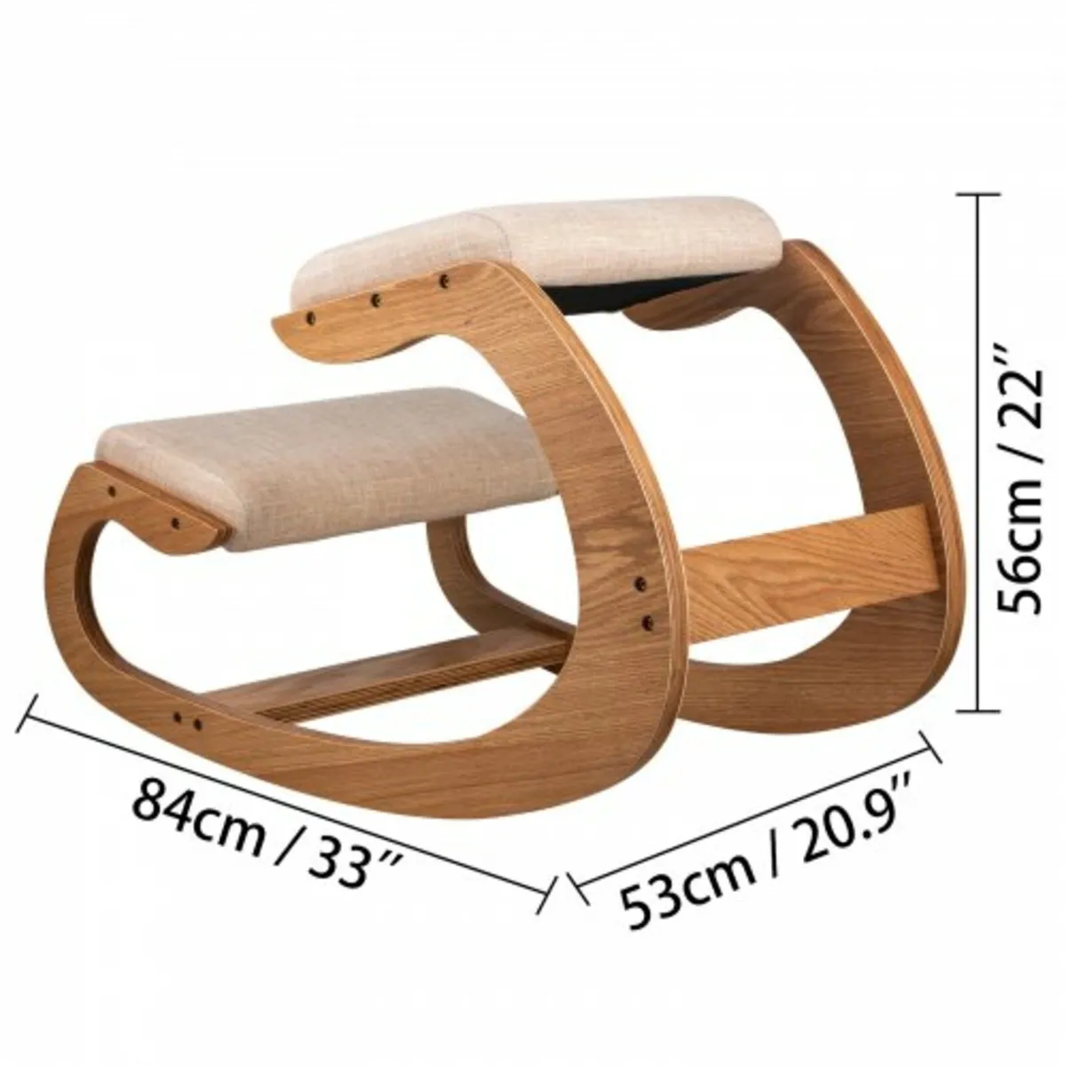 Ergonomic Kneeling Chair 99.8 kg Load Capacity Kne - Image 4