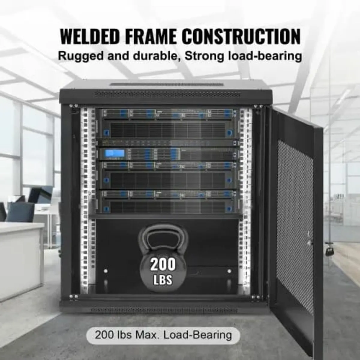 12U Wall Mount Network Server Cabinet, 39.4cm/15.5 - Image 3