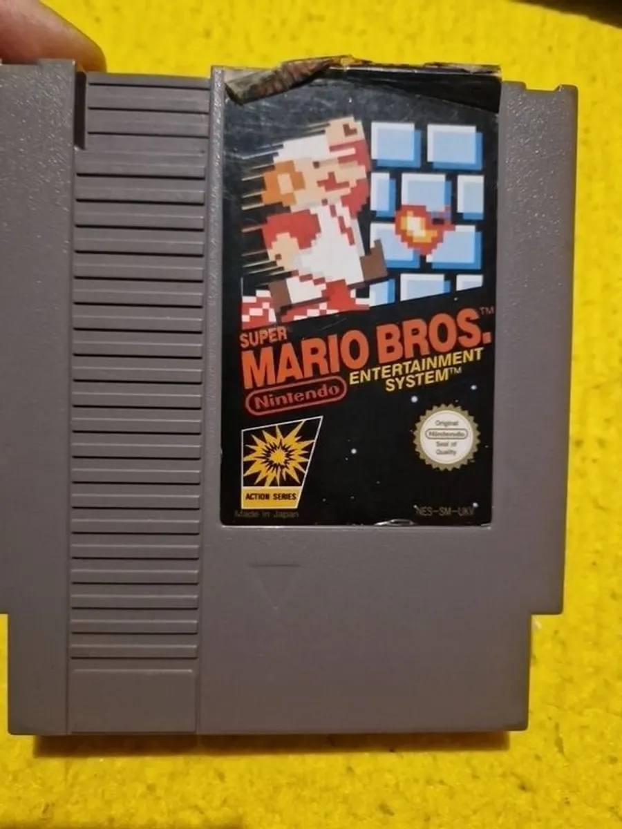 Super Mario Bros Nintendo NES games Original - Image 2