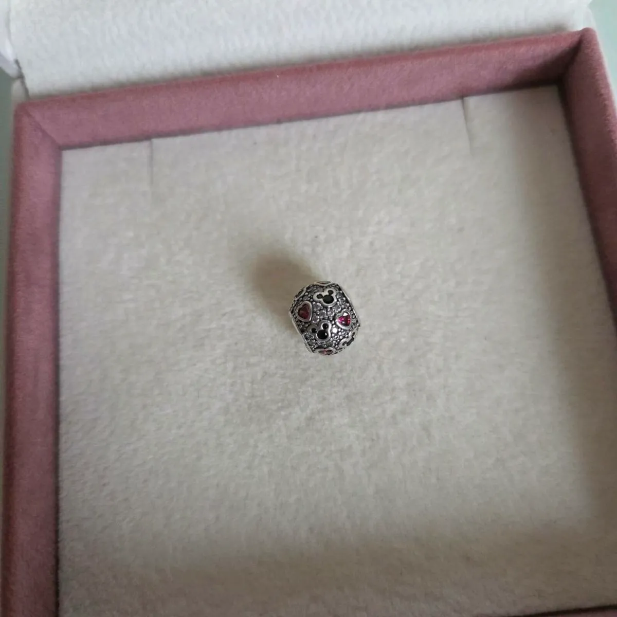 Pandora sparkly charm Minnie&Mickey - Image 2